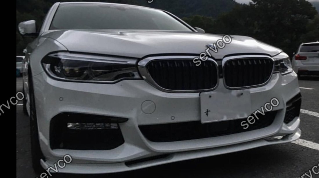 Lip Prelungire Difuzor Bara fata BMW Seria 5 G30 G31 Hamann pt M pachet 2016-2019 v1