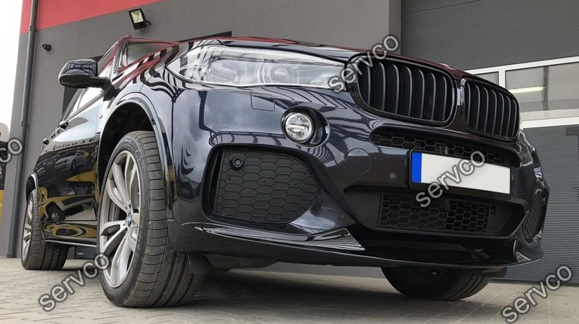 Lip spoiler prelungire tuning  bara fata BMW X5 F15 M Performance Aero M pachet 2014-2018 v1