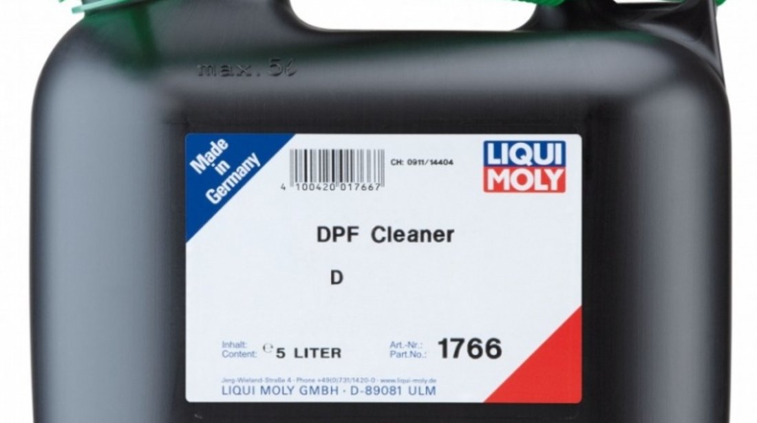 Liqui Moly Solutie Curatat Filtru Particule DPF 1766 5L