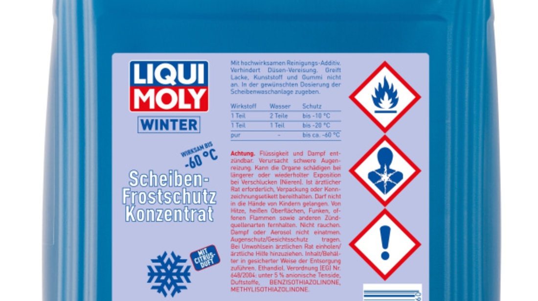 Liqui Moly Solutie Parbriz Concentrata Anti Inghet -60°C 5L 6926