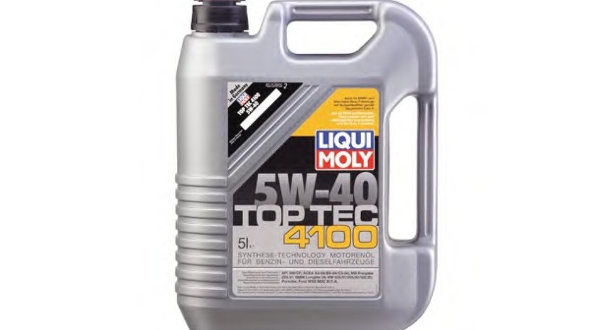 LIQUI MOLY TOP TEC 4100 5W-40- API SN/CF; ACEA A3/B4/C3 (3701)- 5 L LIQUI MOLY 3701 <br>