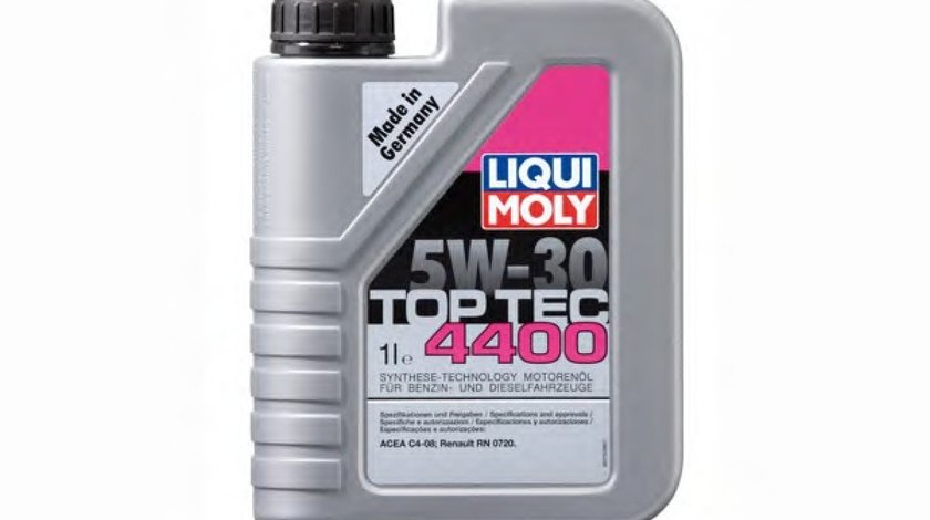 LIQUI MOLY TOP TEC 4400 5W-30- ACEA C4-08;RENAULT RN 0720- 1 L LIQUI MOLY 3750 <br>