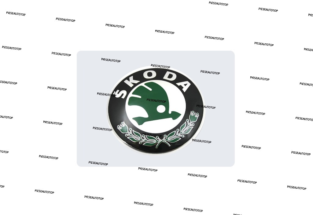 Logo Emblema Sigla grila bara fata Skoda Fabia 2 2007-2014 NOUA 3U0853621B