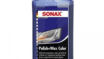 Lotiune polish albastru SONAX Polish & Wax NanoPro...