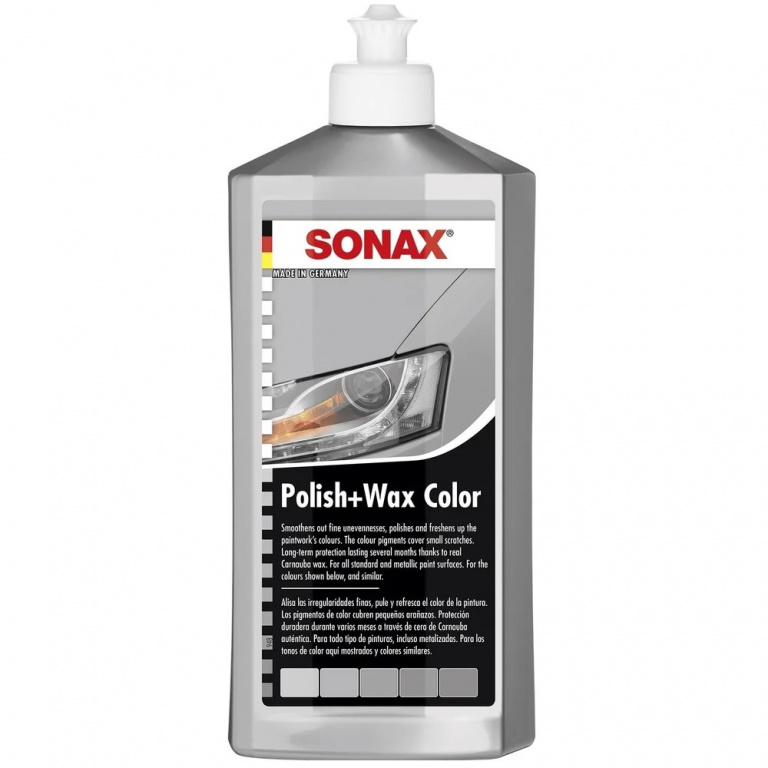 Lotiune polish argintiu SONAX Polish & Wax NanoPro 500 ml SO296300 piesa NOUA