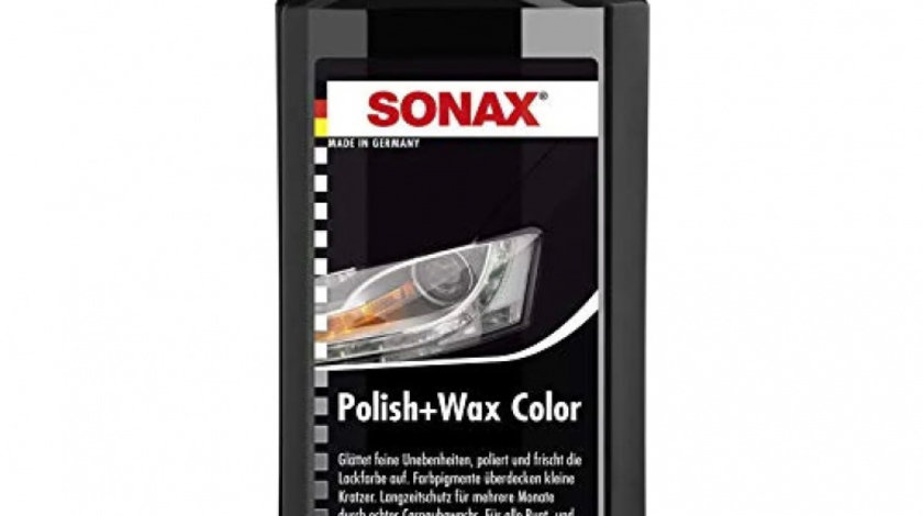 Lotiune polish negru SONAX Polish & Wax NanoPro 500 ml SO296100 piesa NOUA