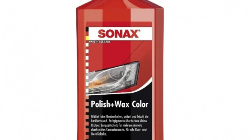 Lotiune polish rosu SONAX Polish & Wax NanoPro 500 ml SO296400 piesa NOUA