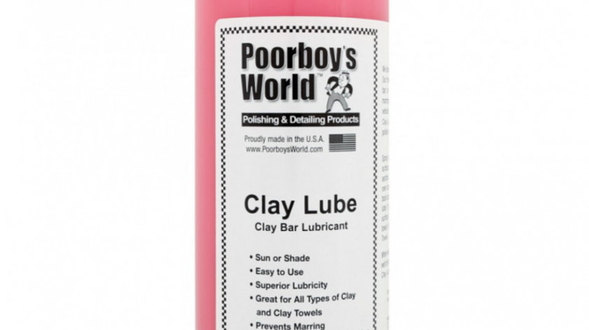 Lubrifiant Agrila Decontaminare Poorboy's World Clay Lube 946ML PB-CL-32