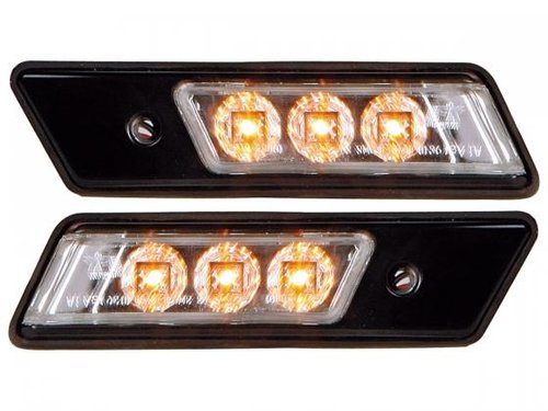 LUCAS ARIPA BMW E36 CU LED FUNDAL BLACK -COD FKXLSB002
