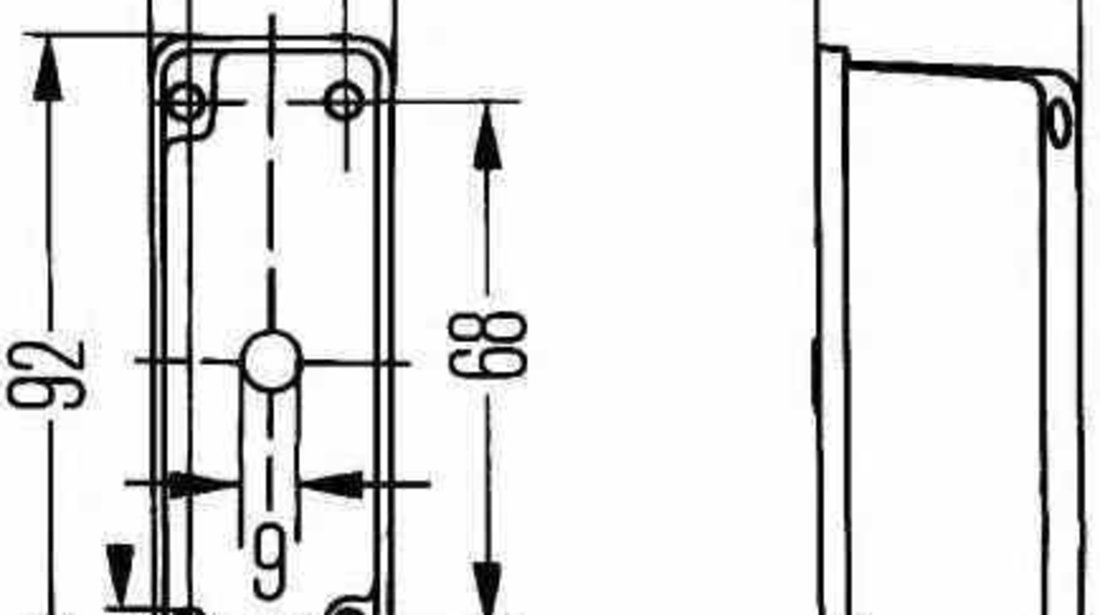 lumina de clarificare MAN F 2000 HELLA 2XS 005 020-041