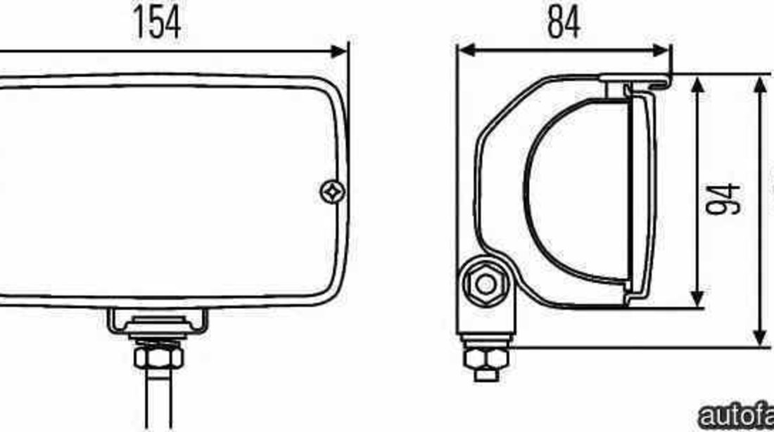 Lumina de lucru FENDT GT HELLA 1GA 998 522-011