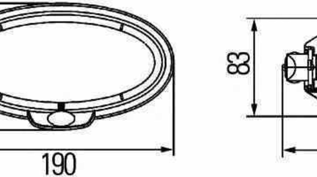 Lumina de lucru JOHN DEERE Series 8 HELLA 1GB 996 186-061