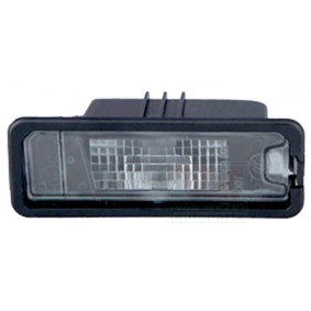 Lumina placuta nr. inmatriculare VW Scirocco 08/14