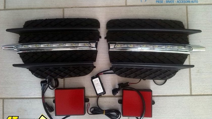 LUMINI DE ZI BMW X6 E71 2008 2011 set LED DRL