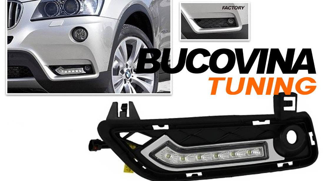 LUMINI DE ZI COMPATIBILE CU BMW X3 F25 (2011-2013)