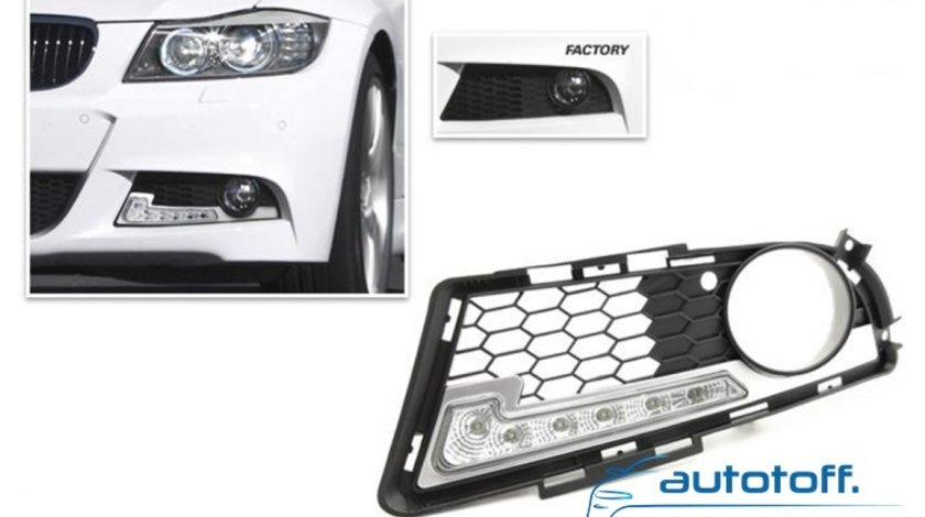 Lumini de zi cu LED BMW seria 3 E90 LCI (2008-2011)