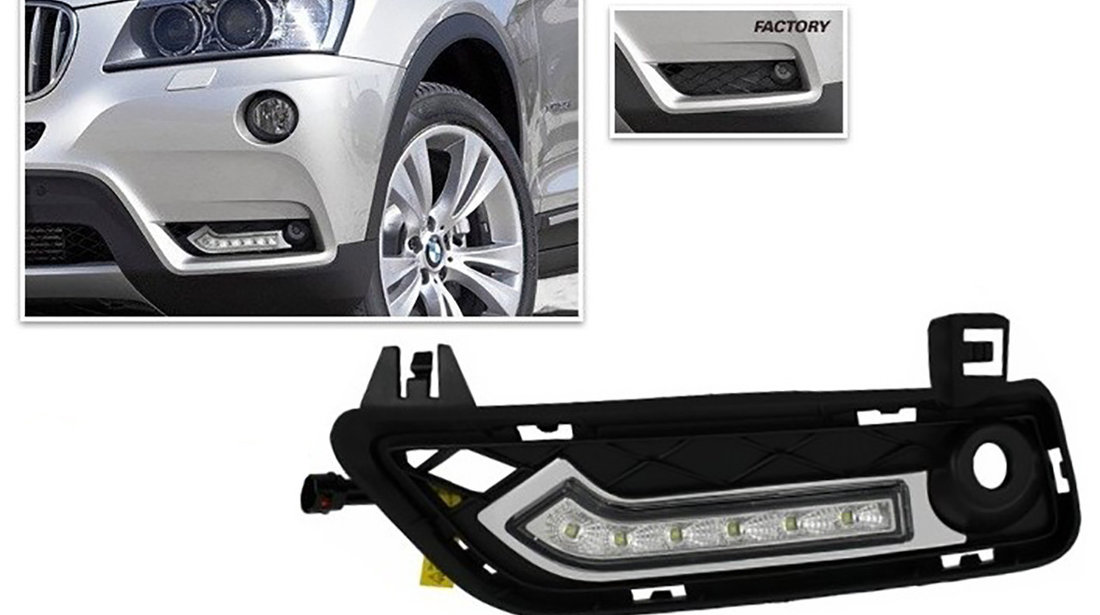 Lumini de zi cu LED dedicate BMW X3 F25