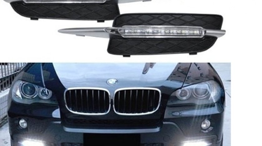 LUMINI DE ZI CU LED DEDICATE BMW X5 E70 (07-10)