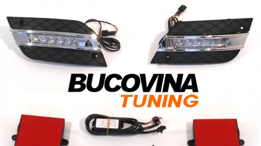 LUMINI DE ZI CU LED DEDICATE MERCEDES ML W164 FACELIFT (DUPA 2009)