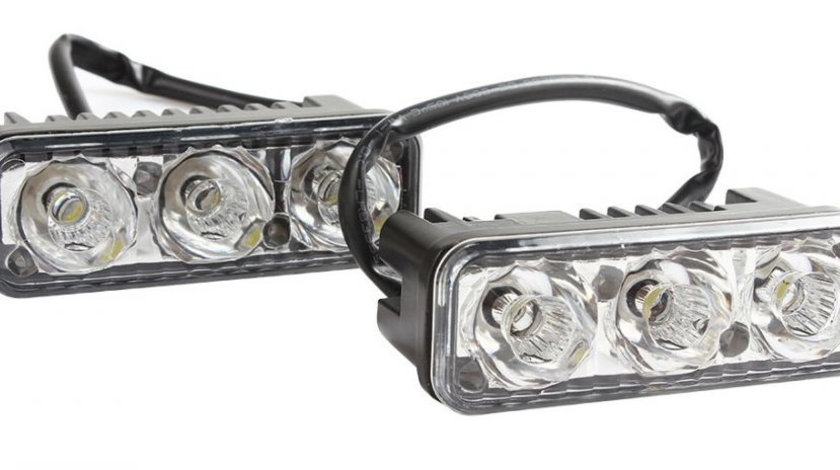 Lumini De Zi DRL 3 Led 3W 12V-24V Epistar 462086