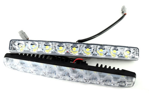 Lumini De Zi DRL COB P9S Lumina Alba 12V 050917-25
