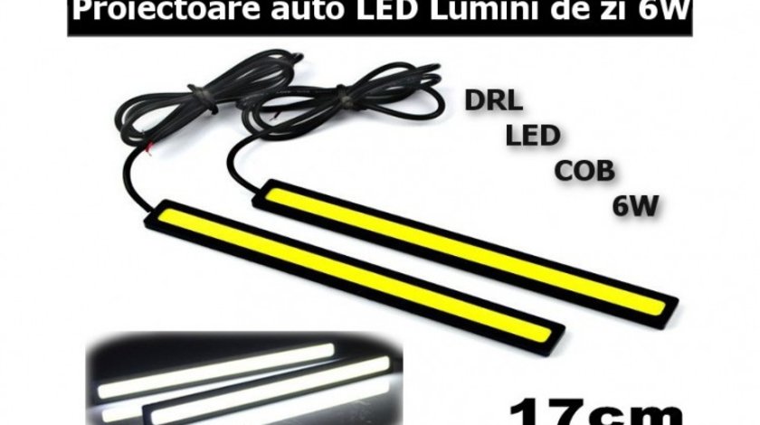 LUMINI DE ZI DRL cu led COB auto Logan Golf Passat Ford VW Audi BMW Opel IEFTINE