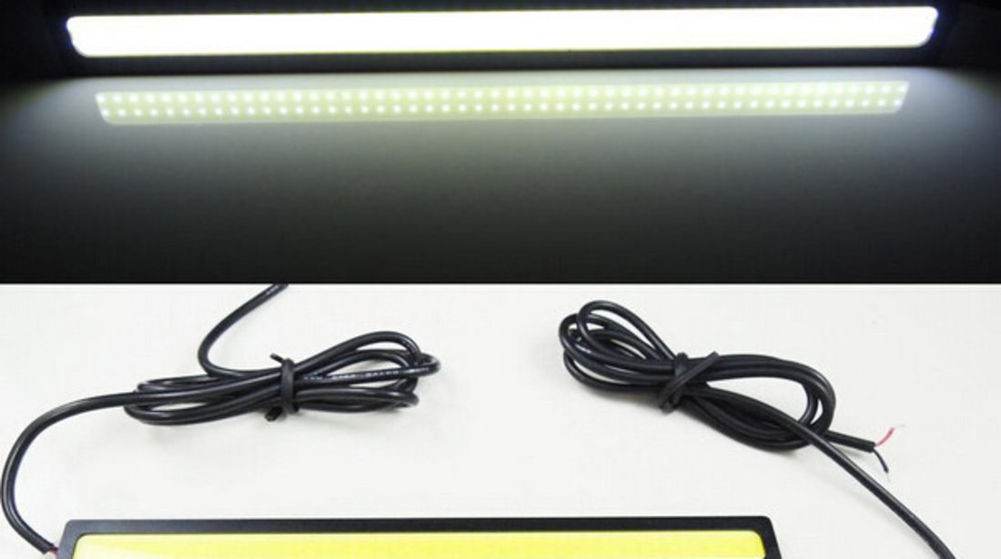 LUMINI DE ZI DRL cu led COB auto Logan Golf Passat Ford VW Audi BMW Opel IEFTINE