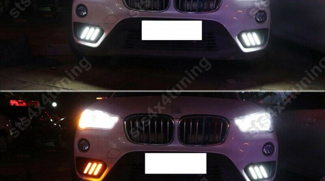 LUMINI DE ZI DRL CU LED SEMNALIZARE BMW X1 F48 2015-2020 [V1]