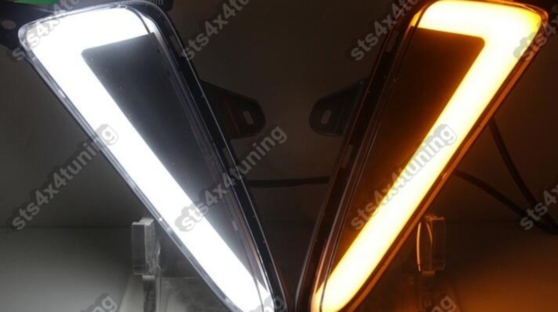 LUMINI DE ZI DRL CU SEMNALIZARE LED BAR TOYOTA CHR 2017-2018 [V1]