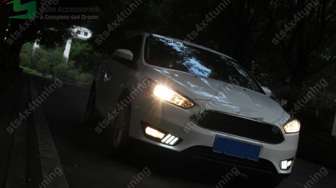 LUMINI DE ZI DRL CU SEMNALIZARE LED FORD FOCUS 2015-2018 [V1]