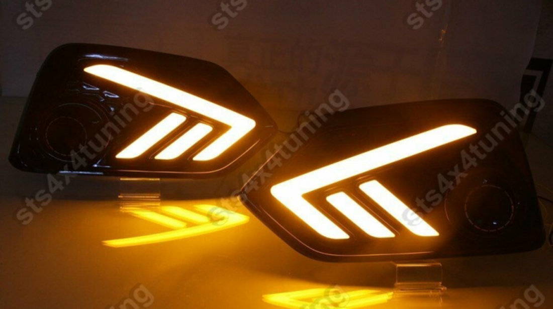 LUMINI DE ZI DRL CU SEMNALIZARE LED HONDA CIVIC HATCHBACK 2016-2020 [V1]