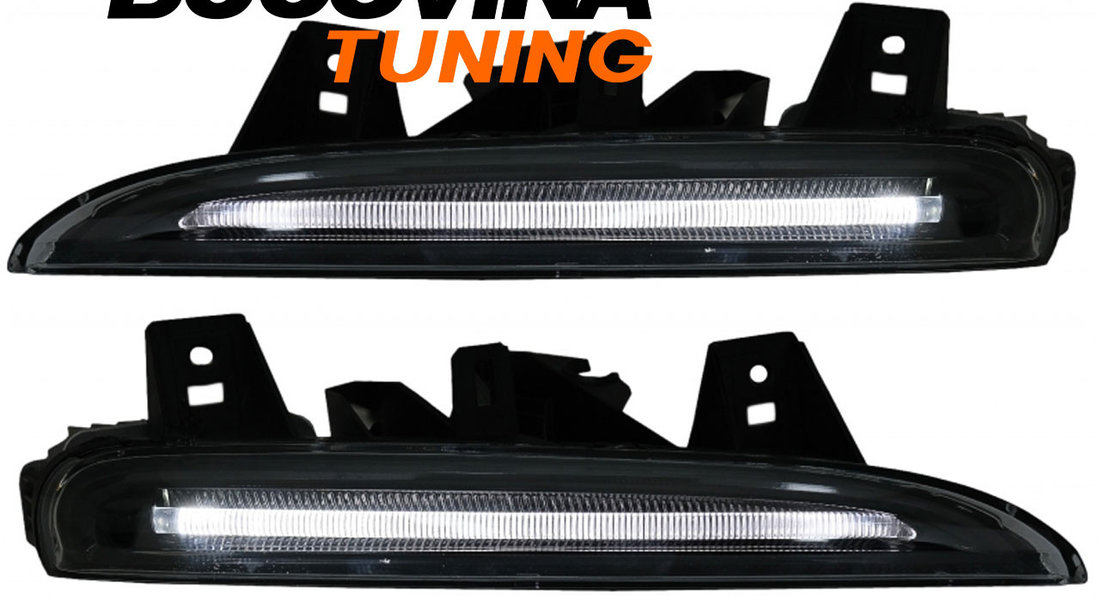 Lumini de zi DRL Full LED compatibile cu PORSCHE Cayman 981C & BOXSTER 981 (13-16)