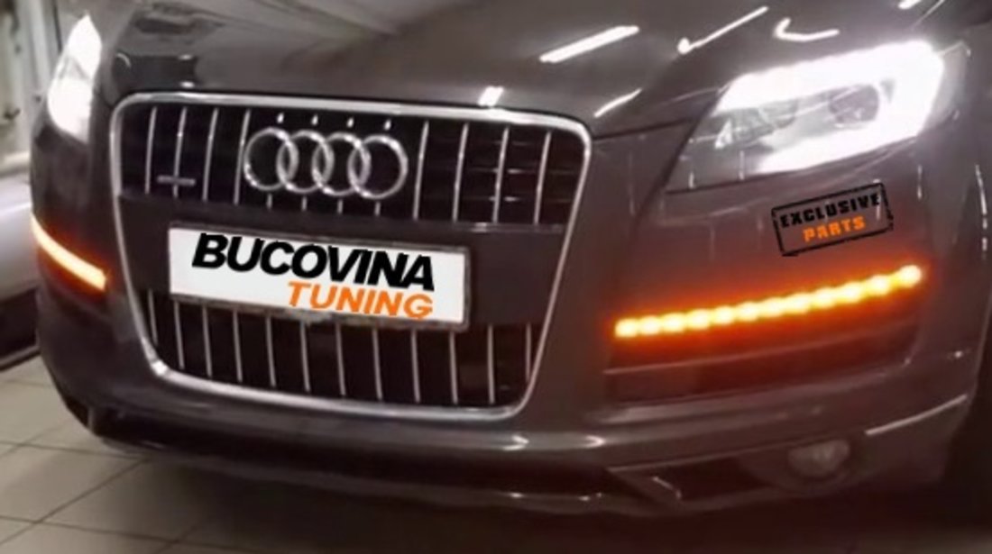 LUMINI DE ZI LED CU SEMNALIZARE COMPATIBILE CU AUDI Q7 4L (09-15)