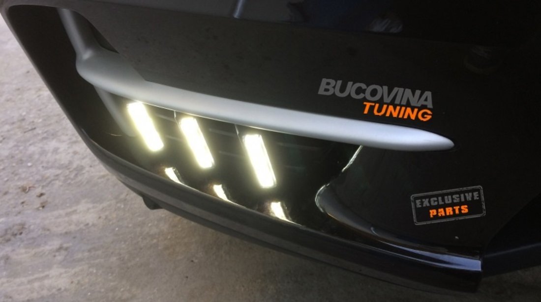 LUMINI DE ZI LED CU SEMNALIZARE COMPATIBILE CU BMW X5 F15 (DUPA-2013)