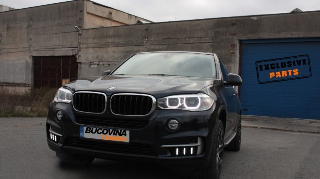 LUMINI DE ZI LED CU SEMNALIZARE COMPATIBILE CU BMW X5 F15 (DUPA-2013)