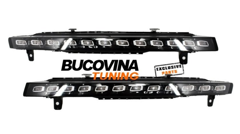 LUMINI DE ZI LED CU SEMNALIZARE DEDICATE AUDI Q7 4L (09-15)