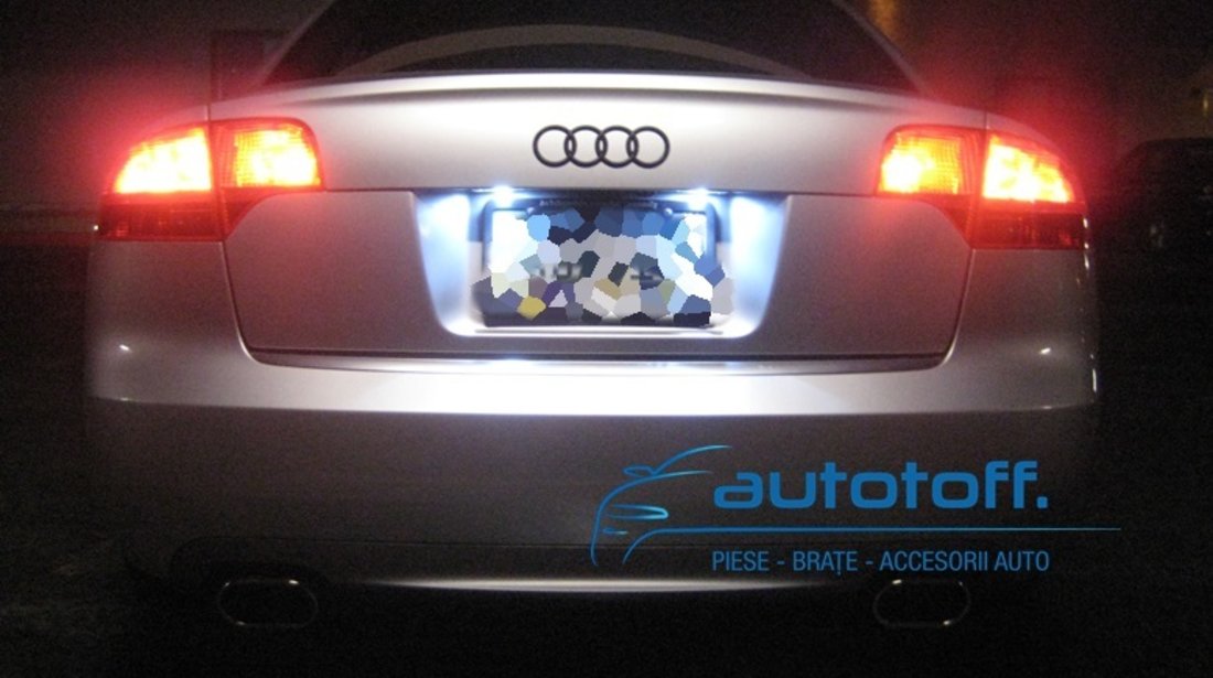 Lumini LED numar inmatriculare AUDI A4 B7