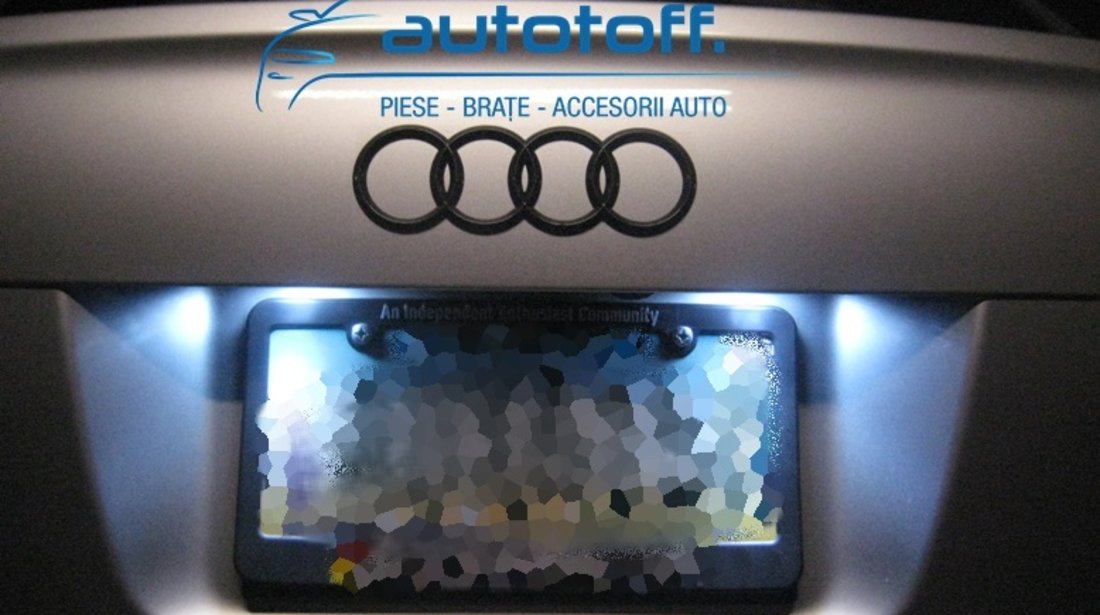 Lumini LED numar inmatriculare AUDI