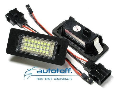 Lumini LED numar inmatriculare BMW Seria 5 E60, E61