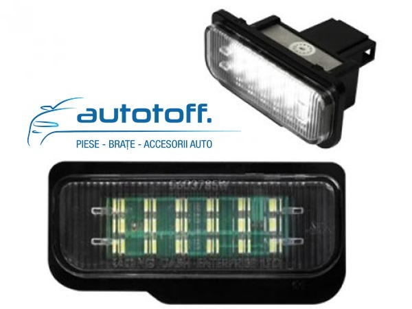 Lumini LED numar inmatriculare Mercedes W211, W203, W219