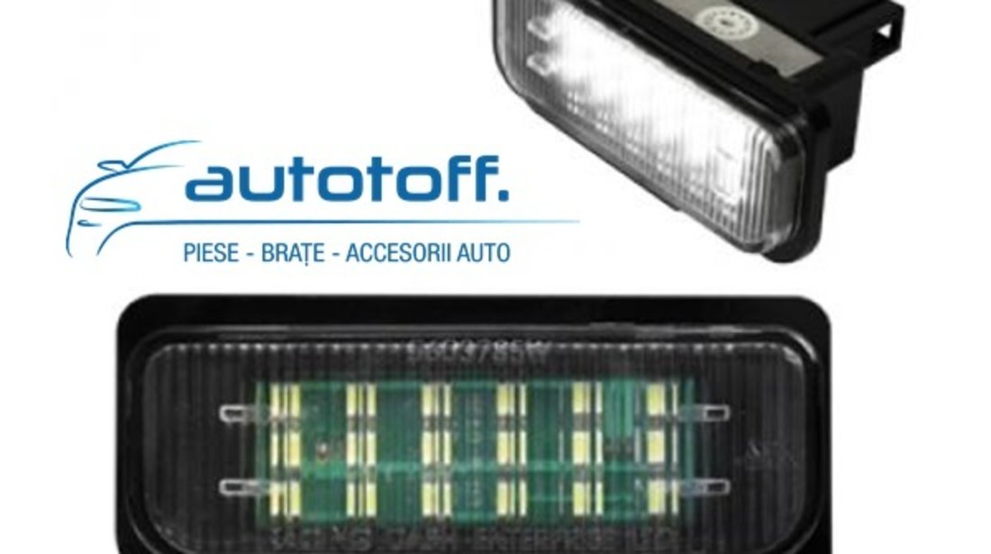 Lumini LED numar inmatriculare Mercedes W211, W203, W219