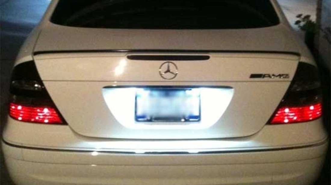 Lumini LED numar inmatriculare Mercedes W211, W203, W219