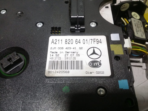 Lumini Plafon, Butoane Mercedes E Class, 2JM00942341, A2118213151