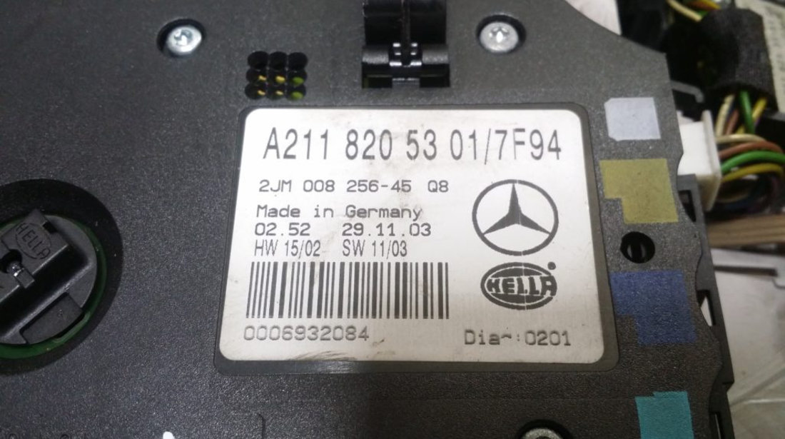 Lumini Plafon Mercedes E Class W211, A2118205301, 2JM00825645