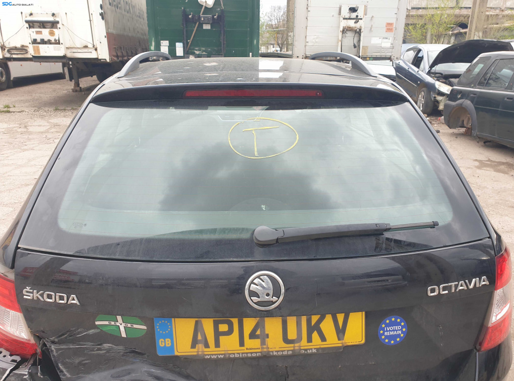 Luneta Geam Sticla de pe Haion Haion Capota Portbagaj Skoda Octavia 3 Break Combi 2013 - 2020 [K3943]