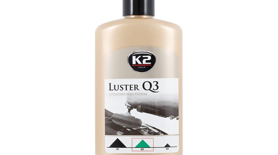 Luster Q1 Pastă De Lustruit Cu Abraziv Ridicat, Verde, 200 G K2-01976