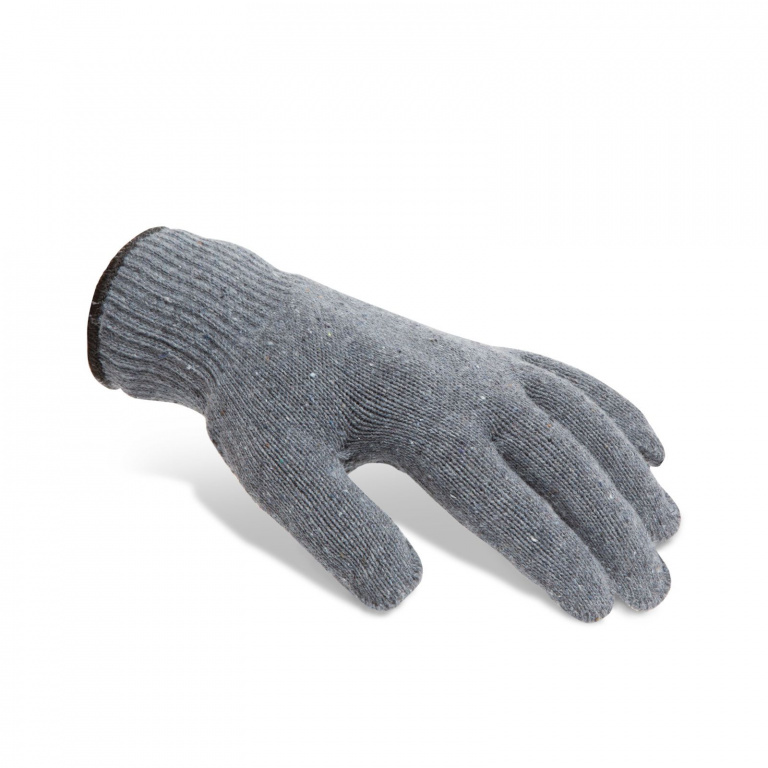 Mănuşi antiglisante din bumbac, cu buline PVC, L, 12 per. /pachet 11129L12