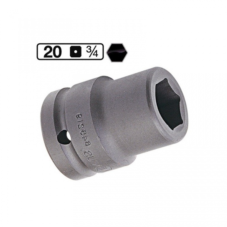 MA-645217 Tubulara de impact scurta de 17 mm 3/4