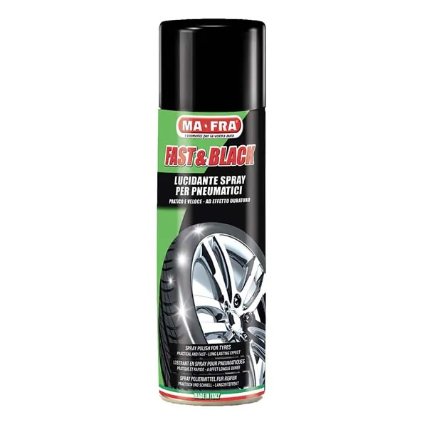 Ma-Fra Spray Silicon Negru Special Pentru Anvelope Fast &amp; Black 500ML H0283MA