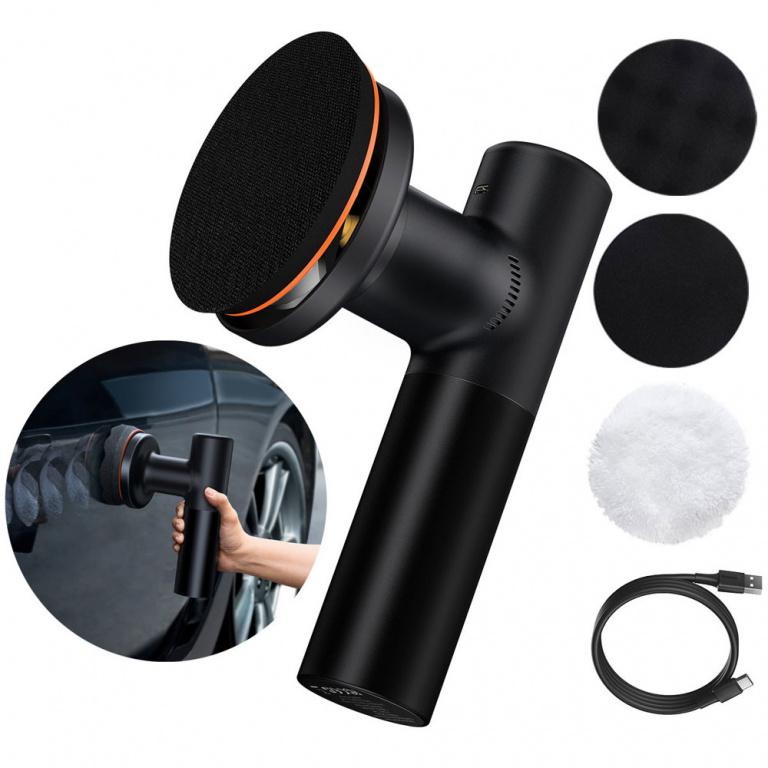 Mașină Electrică De Lustruit Fără Fir Baseus 30W 4000mAh Negru (CRDLQ-B01)